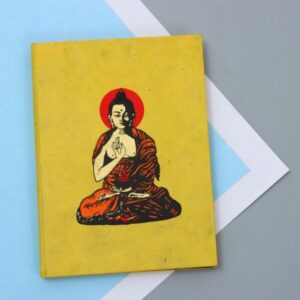 Buddha Printed Handmade Lokta Notebook