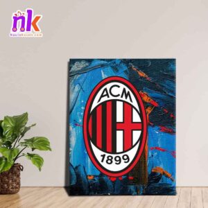 AC Milan Wall Canvas Single Panel for Home Decor