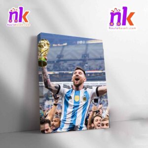 Argentina Lifting World Cup Wall Decor Framed Canvas