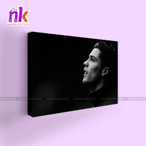 BW Cristiano Ronaldo Wall Decor Framed Canvas