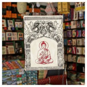 Buddha Lokta Paper Lamp