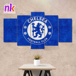 Chelsea-Football-Club-Logo-Five-Panel-Canvas-Art-Print