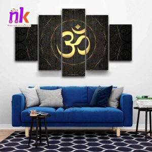 Five-Panel-Canvas-Art-Of-OM