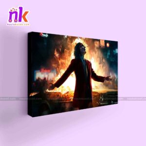 Joker-Movie-Poster-Wall-Decor-Framed-Canvas
