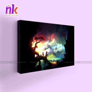 Lord-Of-The-Ring-Fantasy-Illustration-Framed-Canvas