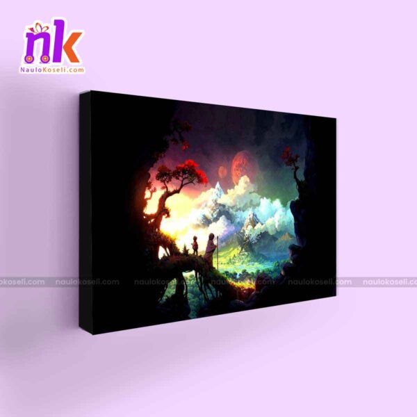 Lord-Of-The-Ring-Fantasy-Illustration-Framed-Canvas
