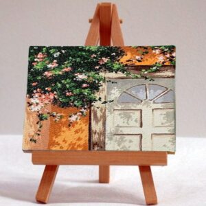 Aesthetic Door Mini Canvas Painting
