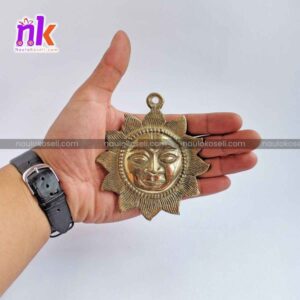 Brass Surya Front Door Hanging Sun Face