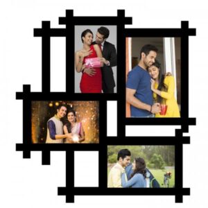 Four Collage Wooden Frame