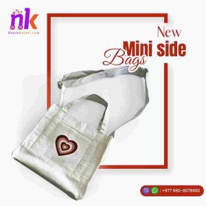 Tote Side Bag with Mini Heart