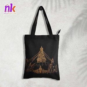 Swayambhu Print Tote Bag
