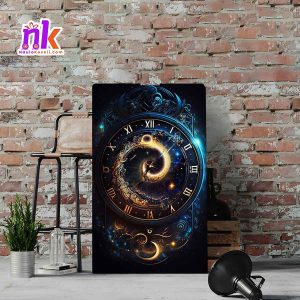 Time manipulation Wooden Framed Canvas Design