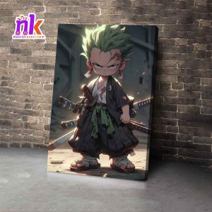 Zoro Wooden Framed Canvas Design