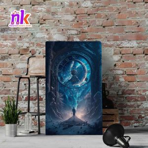 Time manipulation Wooden Framed Canvas Design