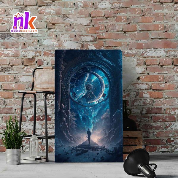 Time manipulation Wooden Framed Canvas Design