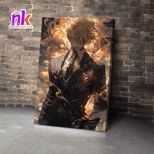 Sanji Wooden Framed Canvas Design