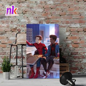 Peter and Miles Wooden Framed Canvas Design
