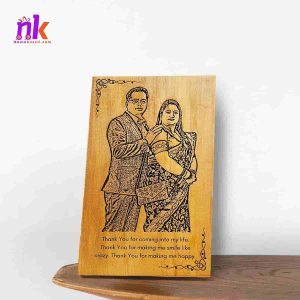 Personalized Portrait Engraved Frame