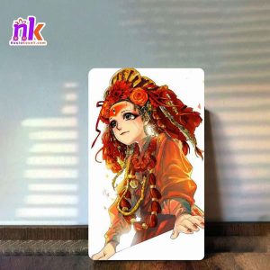 Kumari Illustrate Wooden Framed Canvas Design