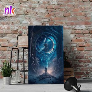 Time manipulation Wooden Framed Canvas Design