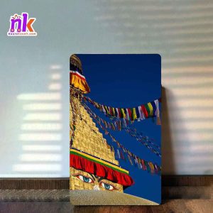 Boudhanath Stupa Wooden Framed Canvas