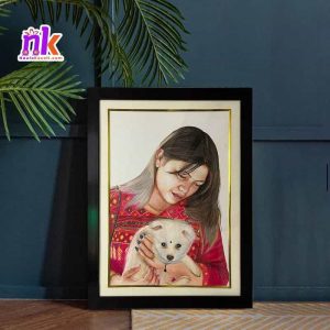 Personalized Color Sketch Art Nepal