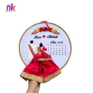 Calendar Embroidery Hoop