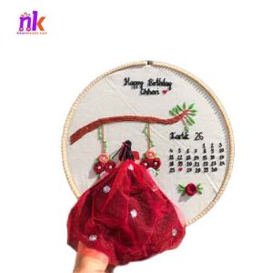 Birthday Embroidery Hoop