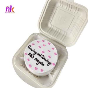 Growing and Glowing Bento Cake