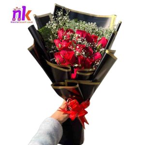 Red Rose Flower Bouquet